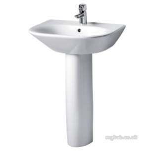 Ideal Standard Tonic K0688 One Tap Hole 600mm Ped Basin White